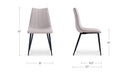 Alibi Dining Chair Beige - Set Of Two