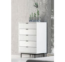 Valencia Contemporary White Dresser