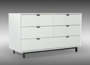 Valencia Contemporary White Dresser