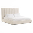 Valhalla - Contemporary White Fabric Bed