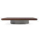 Valley - Modern Walnut + Titanium Low Coffee Table