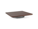 Valley - Modern Walnut + Titanium Low Coffee Table