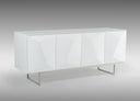 Vanguard Modern White Buffet