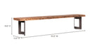 Bent Bench Small Brown
