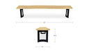 Bent Bench Small Oak