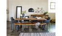 Bent Bench Large Brown