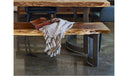 Bent Bench Large Brown