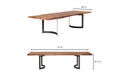 Bent Dining Table Extra Small Brown