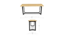Bent Counter Table Oak
