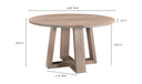 Tanya Dining Table Light Grey