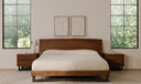 Bent Queen Size Bed Brown