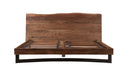 Bent King Size Bed Brown