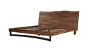 Bent King Size Bed Brown