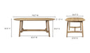 Trie Small Dining Table Natural