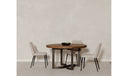 Bent Round Dining Table 54In Brown