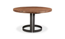 Bent Round Dining Table 54In Brown