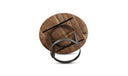 Bent Round Dining Table 54In Brown