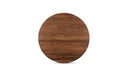 Bent Round Dining Table 54In Brown
