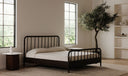 Vivian King Bed Dark Brownn