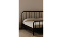 Vivian King Bed Dark Brownn