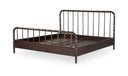 Vivian King Bed Dark Brownn