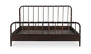 Vivian King Bed Dark Brownn