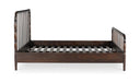 Vivian King Bed Dark Brownn