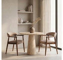 Velma - Modern Travertine Marble Coffee Table