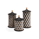 Versailles Black & White Canister