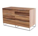 Lorenzo Italian Modern Light Oak Mirror