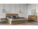 Lorenzo Italian Modern Light Oak Bedroom Set