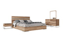 Lorenzo Italian Modern Light Oak Mirror