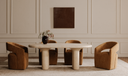 Warby Outdoor Dining Table Beige