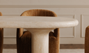 Warby Outdoor Dining Table Beige