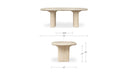 Warby Outdoor Dining Table Beige