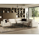 Vicki - Modern Off-White Fabric Modular Sectional Sofa