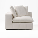Vicki - Modern Off-White Fabric Modular Corner Seat