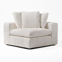 Vicki - Modern Off-White Fabric Modular Corner Seat