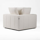 Vicki - Modern Off-White Fabric Modular Corner Seat