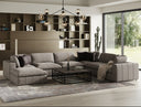 Vicki - Modern Grey Fabric Modular Sectional Sofa
