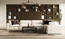 Vicki - Modern Off-White Fabric Modular Sectional-7-Piece Sectional