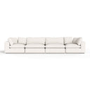 Vicki - Modern Off-White Fabric Modular Sectional-4-Piece Sectional