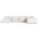 Vicki - Modern Off-White Fabric Modular Sectional-7-Piece Sectional