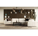Vicki - Modern Off-White Fabric Modular Corner Seat