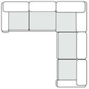 Vicki - Modern Off-White Fabric Modular Sectional-5-Piece Sectional