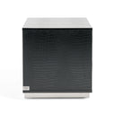 Victoria Modern Black Crocodile Nightstand
