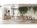 Victoria - Italian Modern Walnut Caracalla Extendable Dining Table