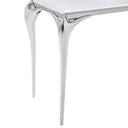 Vince - Faux Marble & Stainless Steel Console Table