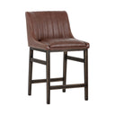 Vintage Cognac Counter Stool Halden by Matho Sun