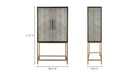 Mako Bar Cabinet Grey